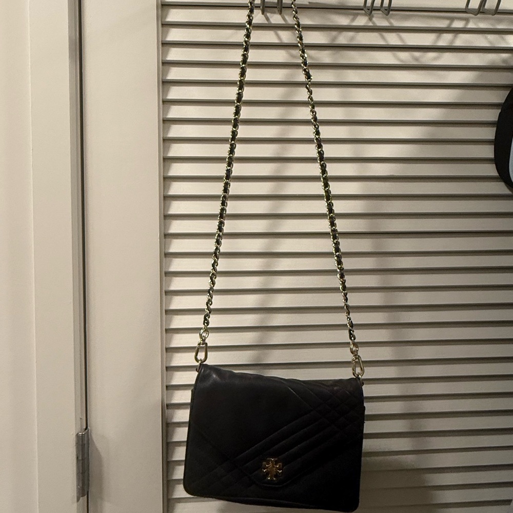 Tory Burch Black Quilted Shoulder Bag